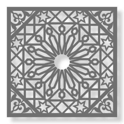 orientalisches Muster Wandschablone