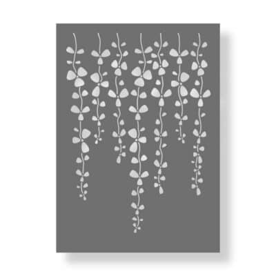 Haengepflanzen Schablone