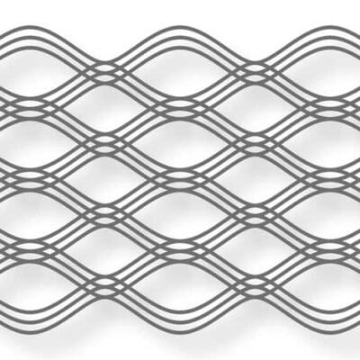 Wellenmuster Schablone