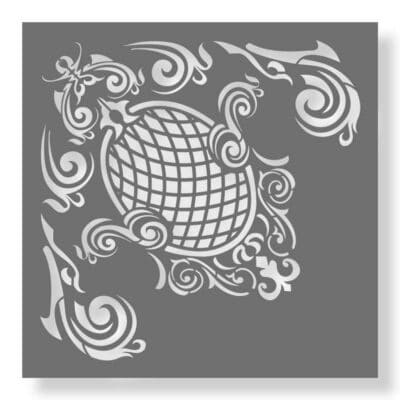 Schablone Jugendstil Motiv