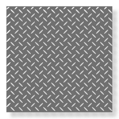 Schablonentechnik Riffelblech